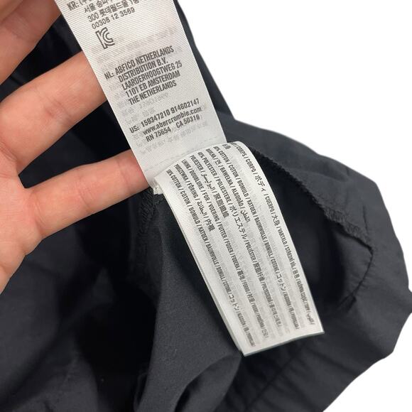 Abercrombie & Fitch Black Sundress Tiered Midi Medium Petite Tank - Picture 9 of 9